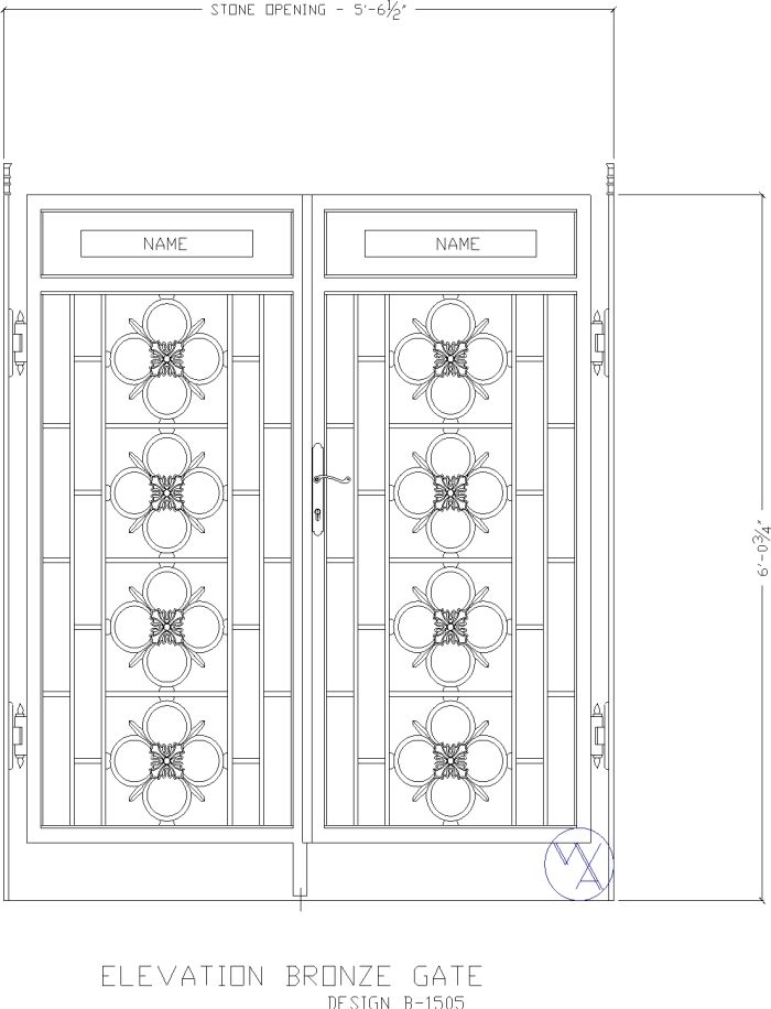 Catalog Mausoleum Bronze